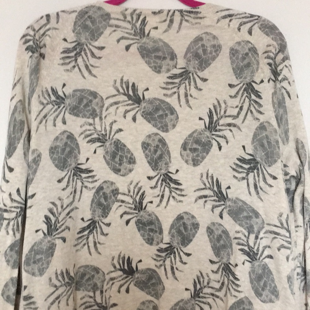 Target brand pineapple cardigan